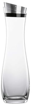 SCHOTT ZWIESEL Fresca Carafe avec couvercle basculant Fresca, carafe en verre de 1 l pour diverses boissons froides, verre cristal lavable au lave-vaisselle (n° d'article 123687)