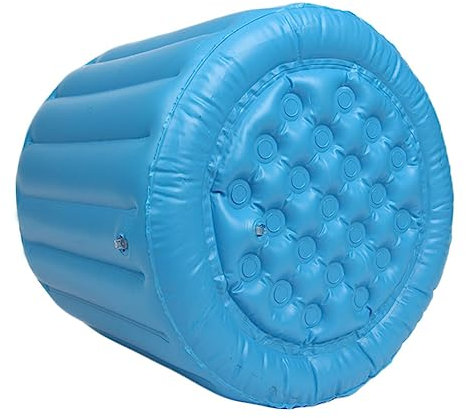Amosfun Portable Wine Cooler Bucket for Camping Inflatable PVC Ice Bucket Lightweight Foldable Collapsible Outdoor Use
