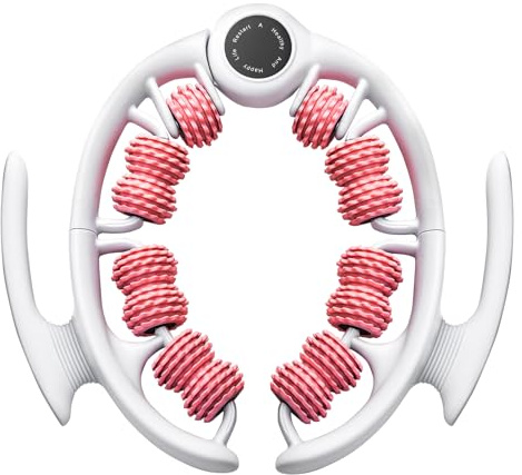 Toemics Cellulite Massagegerät Anti Hautstraffendes Gerät zur Reduzierung von Orangenhaut Wassereinlagerungen, abnehmbare Massageköpfe für Beine Po Arme und Bauch Körperformung mit Tiefenwirkung(Rose)