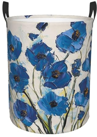 Wildflower - Cesto portaoggetti multiuso per fiori, resistente, cesto per la biancheria, traspirante, ecologico, in tessuto resistente e riutilizzabile, alternativa ai bidoni di plastica.