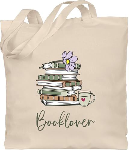 Shirtracer - Baumwolltasche - Statement - Taschen - Geschenke Booklover Geschenk Bücherliebhaber Geschenke Book Lover I Booklover Gifts I Booklovers I Leseratte Geschenkidee Lesen I Buchliebe