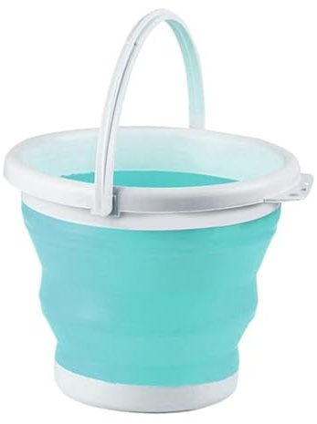 GIYXHU 2 Pcs Paint Brush Cleaning Bucket Folding Paint Brush Washing Bucket Portable Painting Brush Water Bucket For Art(Blue)