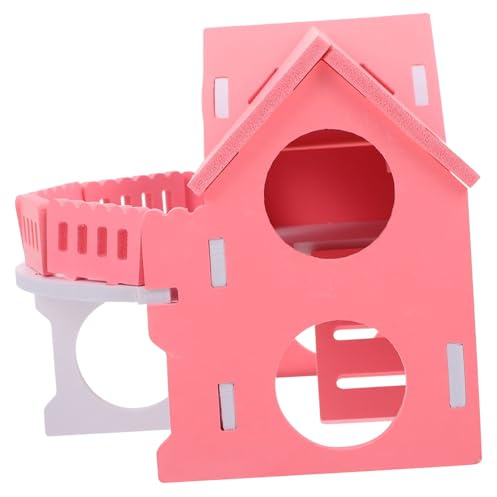 BESPORTBLE Hamsterhaus aus Kunststoff Beißschutz Schlafnest für Kleine Haustiere Wie Hamster und Rennmäuse Haustierhaus für Gemütlichen Rückzugsort