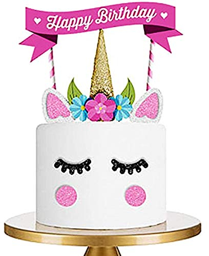 Einhorn Cake Toppers Cake Deko Happy Birthday Kuchendeko