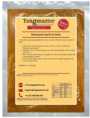 Rotisserie BBQ Dry Rub -100g (Garlic & Herb)