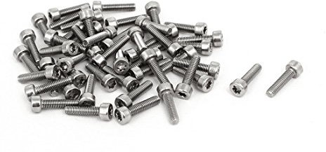 Aexit M2.5x10mm T8 Torx Drive 304 Edelstahl Torx-Zylinderkopfschraube 50 Stück (1601f3d17cba0457e83240059153f26c)