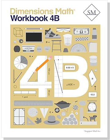 Dimensions Math Workbook 4B | Singapore Math Inc. [Paperback] [Paperback] Singapore Math Inc. [Paperback] Singapore Math Inc.