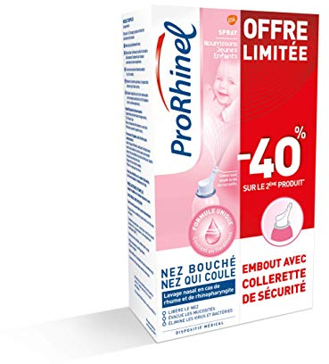 ProRhinel Spray Nasal Nourrissons/Jeunes Enfants Lot de 2 x 100 ml