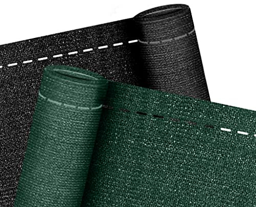 NAIZY Brise Vue Renforcé pour Jardin Clôture 150 g/m² HDPE avec stabilisé aux UV et résistant aux intempéries pour Balcon Filet d'ombrage de terrasse (Anthracite, 1,8 m x 10 m)