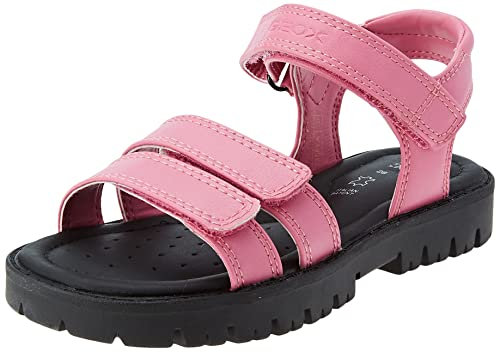 Geox J Sandal Starblush G, Fucsia, 39 EU