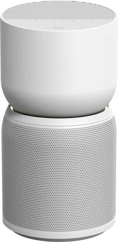 TCL Breeva A3 Smart Air Purifier 5-Stage Clean, True HEPA (H13), Removes 99.97% of Dust/Bacteria/Odours & More, App & Voice Control, Auto Shield, White (Breeva A3WWK)