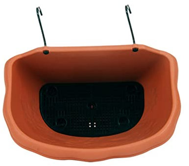 SUPVOX Vaso Da Appendere in Resina Vaso Da Fiori Da Parete Marrone/nero Decorazione Salvaspazio Per Casa/balcone