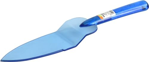 Catergold Cake Slice Pie Pizza Server Cake Spatula Cutter Slicer Divider Turner Stylish Pearl Design Easy Everyday Use (Blue)