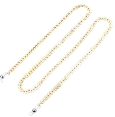 PACKOVE Trendige Sonnenbrillen Für Damen Sonnenbrillenkette Schlüsselband Für Damen Trendige Brille Verstellbare Halskette Damen-sonnenbrille Perlenkette Damen Gläser Zubehör Fräulein