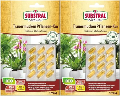 2 X 12ml Substral Naturen®Trauermücken Pflanzen-Kur