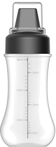 MULAIDI 5-Loch-Mayonnaise-Spender, Saucenquetschflasche für Ketchup, Mayonnaise, Grill, Soße, Küche, Kochen, Werkzeug, Geschenk, Kunststoff-Quetschflaschen