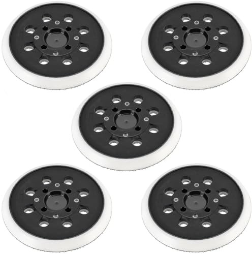 YUETTYY 5 almohadillas de lijado, 5 pulgadas de diámetro, 125 mm, disco de lijado de 8 agujeros para Bosch PEX 300 AE 4000 AE 4000 AE, almohadilla de repuesto para lijadoras orbitales