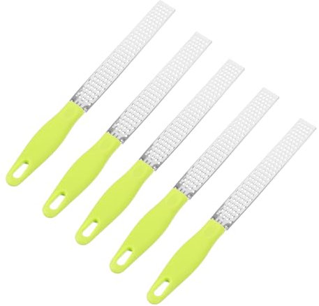 LALADEFIEE 5piezas Rallador De Cocina De Acero Inoxidable Multifuncional Para Queso Verduras y Especias Fácil De Limpiar y Usar Herramienta De Cocina