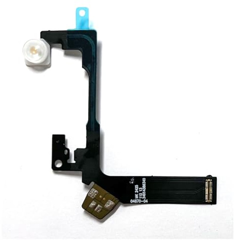 Flash Light Flex Cable for iPhone 16 Series 16 / 16 Plus / 16 Pro / 16 Pro Max. Flashlight, Microphone, LED Flash Light Replacement Part OEM (16 Pro)