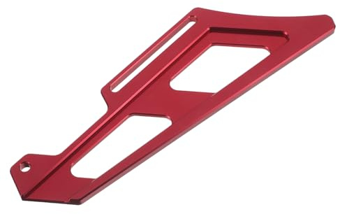 LOORGVEL Hinterer Aluminium Kettenschutz für Offroad Motorräder Unterer Motocross Kettenschutzabdeckung in Rot Stoßfester Schutz für Anspruchsvolle Gelände