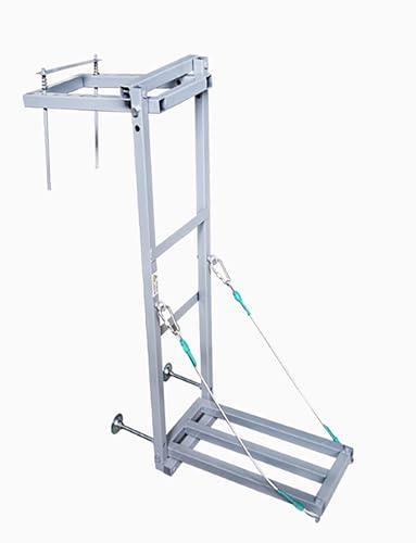 Échelle murale pour installation de climatiseur, outil de levage multifonction avec grande capacité de charge pour unités extérieures