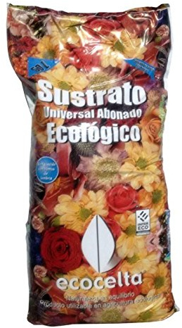 Ecocelta Sustrato Universal ecológico 50 l, Negro, 25x15x50 cm, ZA35