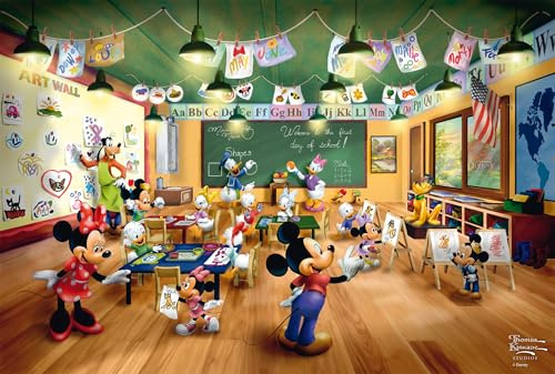 Schmidt 56599 Thomas Kinkade Disney Mickey and Minnie Kinderpuzzle