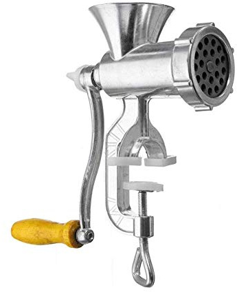 Braceletlxy Tritacarne Manuale, tritacarne Manuale in Acciaio Inossidabile Macchina per insaccare Salsicce utensile da Cucina per Carne di Maiale, Manzo Pesce Pollo Pepe Funghi