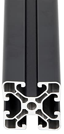 SCHMIDT systemprofile Aluprofil 40x40 mm Nut 8 Typ I - 2000 mm - Aluminiumprofil Anthrazit pulverbeschichtet, Strebenprofil 4040, Konstruktionsprofil für Maschinenbau, Werkbank & DIY