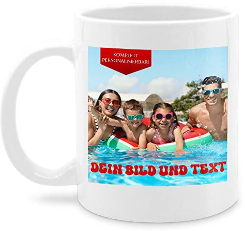 Tasse Tassen 325ml - Geschenk mit eigenem Foto und Text personalisiert I Eigenes Bild I Custom Photo Text - 325 ml - Weiß - mug to personalise yourself, fototasse selbst drucken pictures