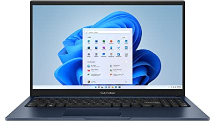 ASUS Vivobook 15 Laptop 15.6 pulgadas FHD (1920 x 1080), CPU Intel Core i3-1215U, gráficos Intel UHD, 8 GB de RAM, 128 GB SSD, Windows 11 Home en modo S, azul silencioso, F1504ZA-AS34