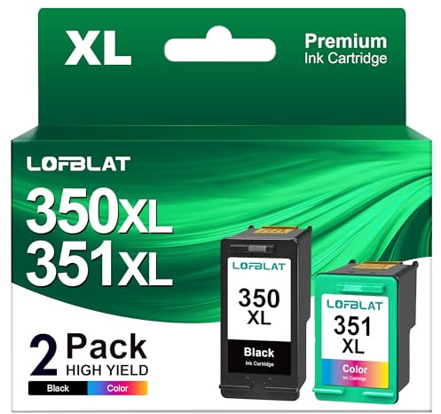 350XL 351XL Patronen Ersatz für HP 350 Druckerpatronen für HP 350XL HP 351 | mit hp photosmart c4480 patronen Deskjet D4260 D4360 D5360 Officejet J5780 J6410 Photosmart C4280 C4380 C4580 C5180 C5280