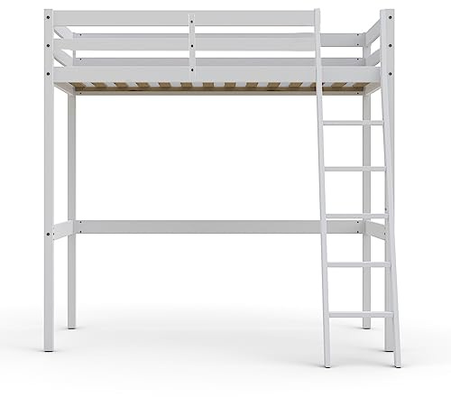 WEBER INDUSTRIES Lit Mezzanine Studio 90x190 + 1 sommier/Blanc