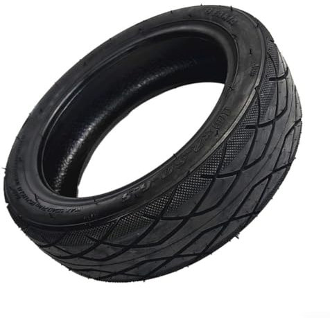 Tubeless Tire, 10x2 50 6 5 Tubeless Tire Rubber Tire Replacement Tyre For für Ninebot Max G30 Scooters Black