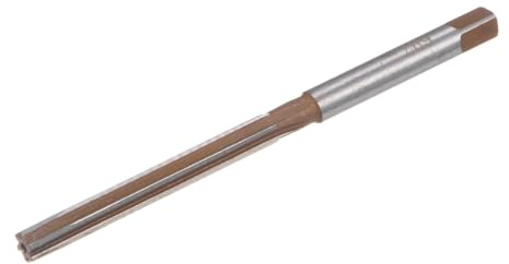 sourcing map Handreibahle, 6 mm, H7, metrischer Reibahlenbohrer für Metall, Holz, Lochreiben, gerade Rillen, 9SiCr, legierter Stahl, Schneidwerkzeug