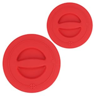 PUREKRA Paquete de 2 tapas de repuesto de silicona reutilizables, se adapta respectivamente a tazas medidoras líquidas de vidrio templado Pyrex de 1 taza y 2 tazas