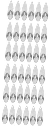 PRETYZOOM 3 Series Hoja De Fruta De Carne Acero Inoxidable Juego De Ollas Ligero Pelador De Kiwis Cucharada De Frutas Cuchara De Kiwi De Acero Hoja Dentada De Frutas Silver 12 Piezas*3