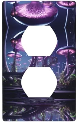 Phayah Virtual Construction1 - Placa de pared para receptáculo dúplex de tamaño estándar, policarbonato termoplástico, cubiertas de enchufe dobles