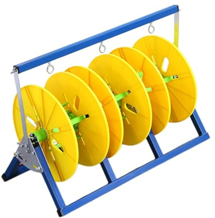 Cable Reel Holder And Dispenser,Heavy-Duty Wire Spool Rack - Multi-Wire Cable Distributor & Holder for Construction Sites & Home Installations, 59x29x41cm, Durable Storage Solution for Organ