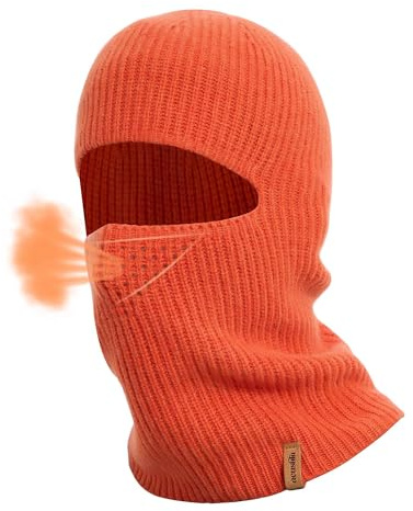 ACUSHLA 100% Merino Wool Balaclava, Thermal Winter Ski Mask for Men Women | Merino wool balaclava for men and women, soft breathable warmth with ski mask design for skiing, snowboarding and running