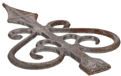 BESTOMZ Fence Finials Pointed Metal Post Caps for Garden Gate Security and Privacy Enhancement Outdoor Fence Decoration with Easy Installation