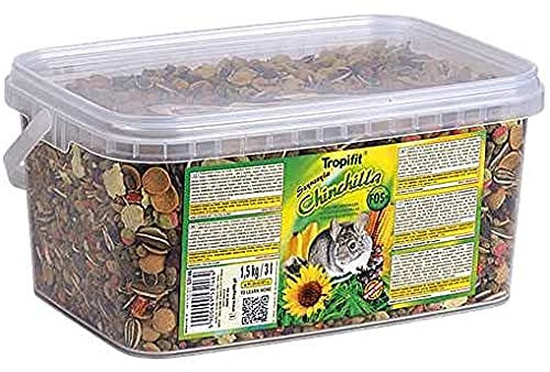 Tropifit CHINCHILA 3L / 1,5kg - Natürliches Premiumfutter für Chinchilla – Alleinfuttermittel