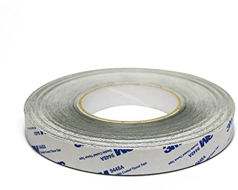 FIRST4MAGNETS SteelFlex® Ruban adhésif en acier de qualité supérieure pour créer une surface aimantée Blanc brillant 20 mm x 30 m