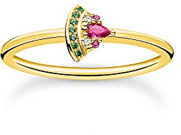 THOMAS SABO Ring Wassermelone gold vergoldetes Silber TR2353-488-7