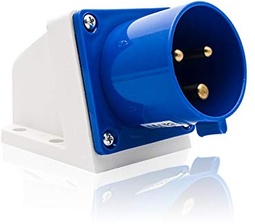 Connecteur industriel à 3 pôles Prise de terrain industrielle, IP44 16A / 32A 240 V Prise industrielle extérieure Câble adaptateur