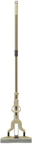 Horecano PVA Teleskop-Wischmop | 125x28cm | mit austauschbarem Kopf | Bodenwischer Faltbar (Butterfly Yellow)
