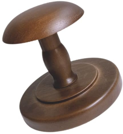 MAGICLULU Holzkappe steht rollstuhl vorderradgabel Ausstellungsregale Perücke Desktop-Huthalter Hutständer Helm Hut bleiben Flaschenverschluss Halterung Ausstellungsstand