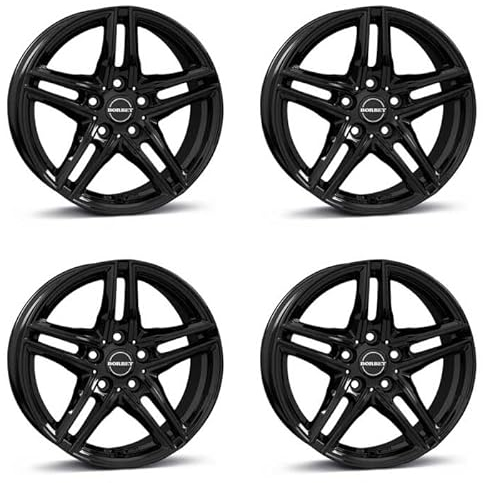 4x Borbet Felgen XR 7.0x16 ET31 5x120 black glossy kompatibel mit BMW 1 2 3 4