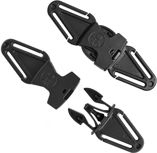 2PCS Anti Escape Car Seat Straps Safety Clip Baby Harness Chest Clips, Car Seat Safety Clip Prevent Children Taking Their Arms Out of The Straps, Easy to Install & Universal Fit