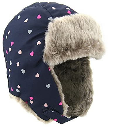 Generisch Kinder Winter Trappermütze Warme Wintermütze Fliegermütze mit Ohrenklappen Bombermützen Winddicht Skimütze Trapper Hut für Babys Jungen Mädchen